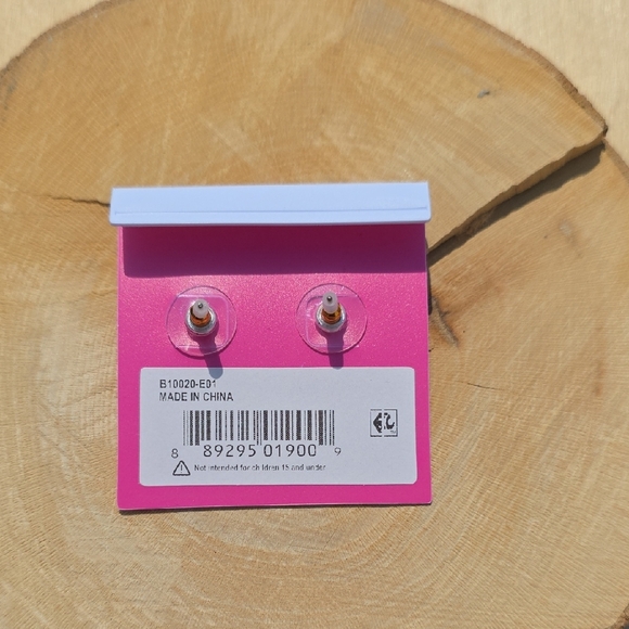 Betsey Johnson Crystal Flower Earrings - Picture 3 of 3